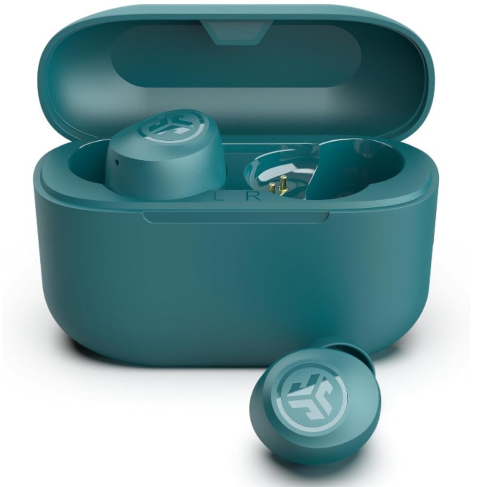 JLab Go Air Pop – Teal Bluetooth Earbuds, Dual Connect